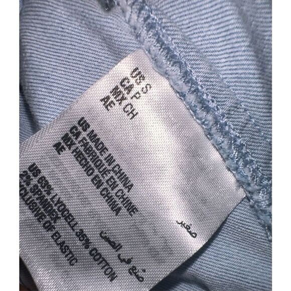 NEW WITH TAGS Bar III Chambray Puff-Sleeve Top WOMEN SIZE SMALL - Picture 5 of 5